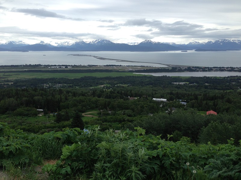 hawaii or alaska - view of homer spit