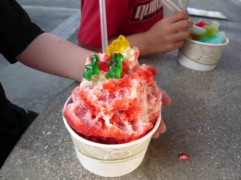 cheaper alaska or hawaii with hawaiian shave ice