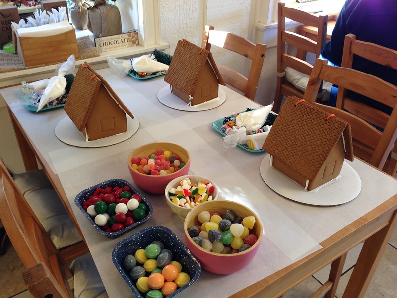 gingerbread making set up