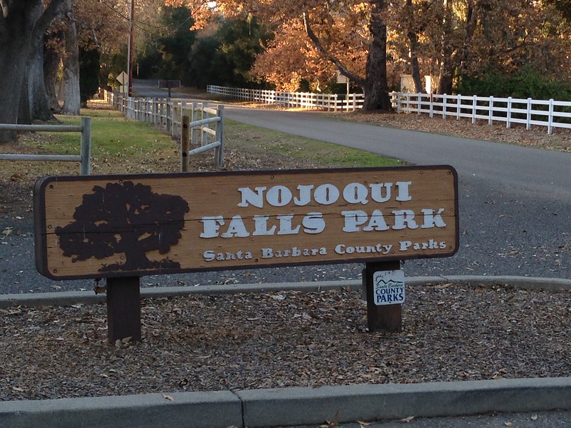 nojoqui falls park sign