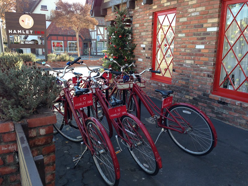 visiting solvang - hamlet inn bikes